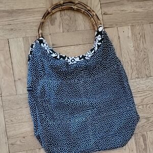 LAND'S END TOTE BAG/100% COTTON /REVERSIBLE/NEW